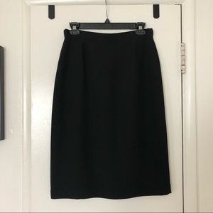 Vintage Ingenuity Black Pencil Skirt